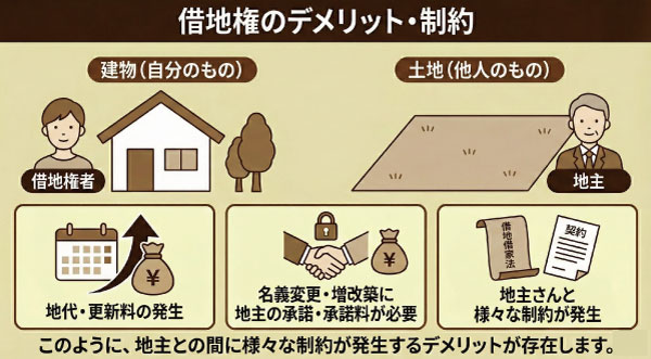 借地権のデメリット
