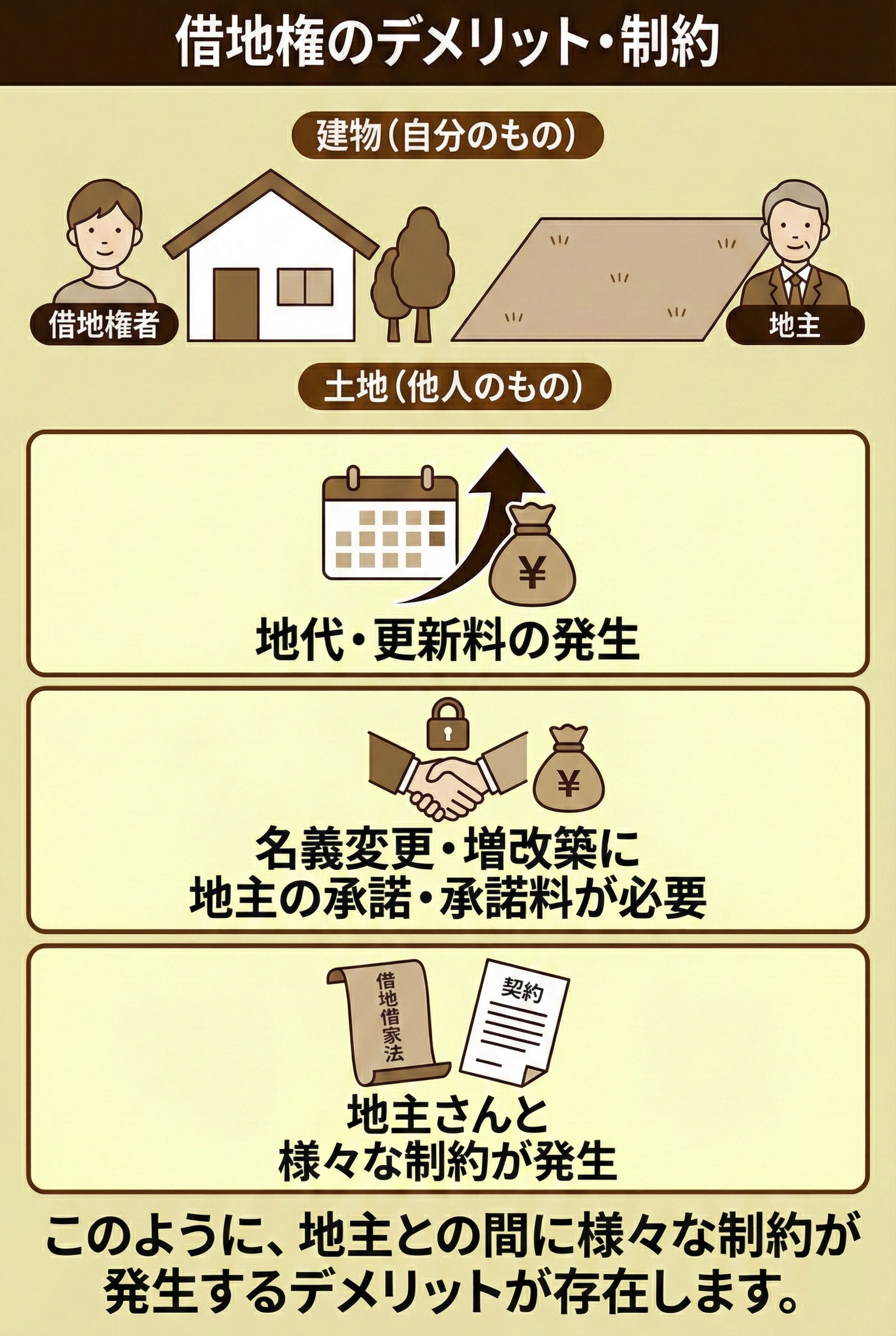 借地権のデメリット